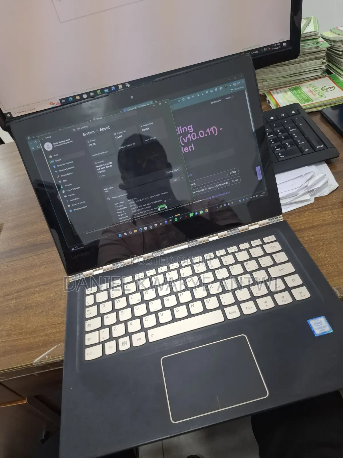 Laptop Lenovo Yoga 910 8GB Intel Core i7 SSD 256GB