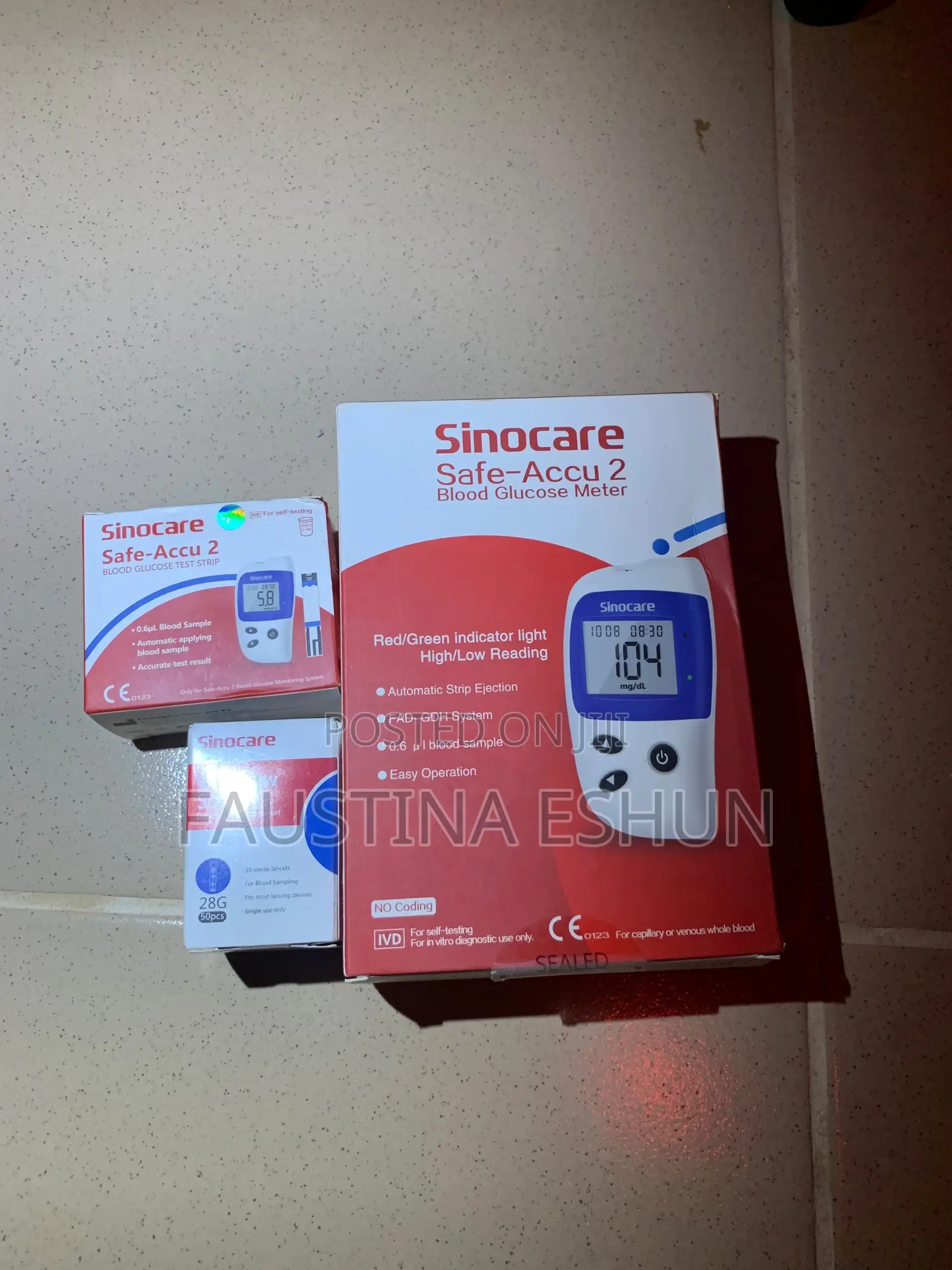 Sinocare Accu 2 + 50strips and Lancets