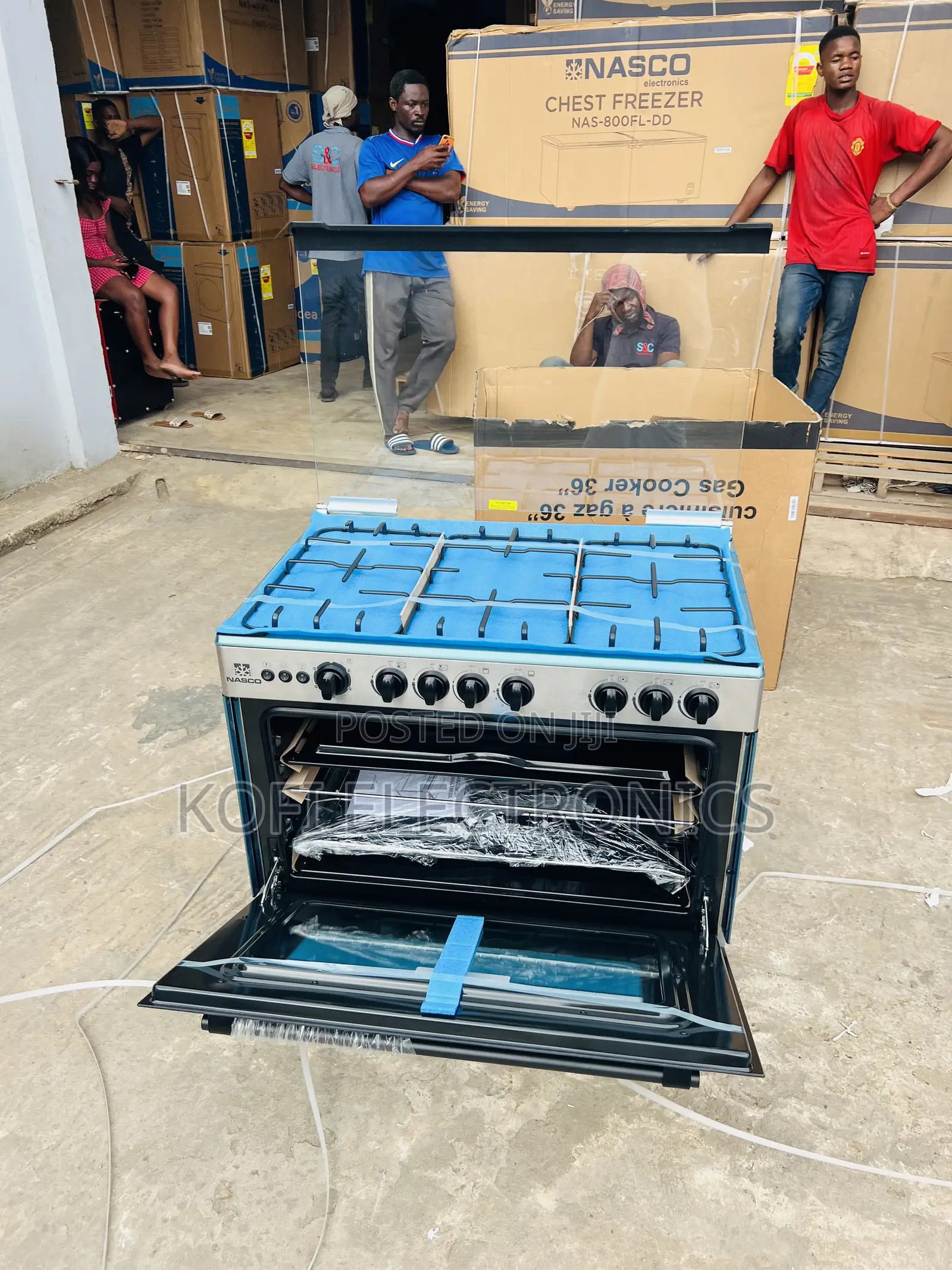 Buy This Nasco Gas Cooker - 5 Burner Silver
