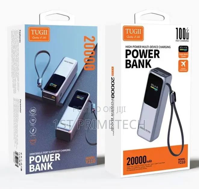 TUGII 100W 20,000 mAh Power Bank