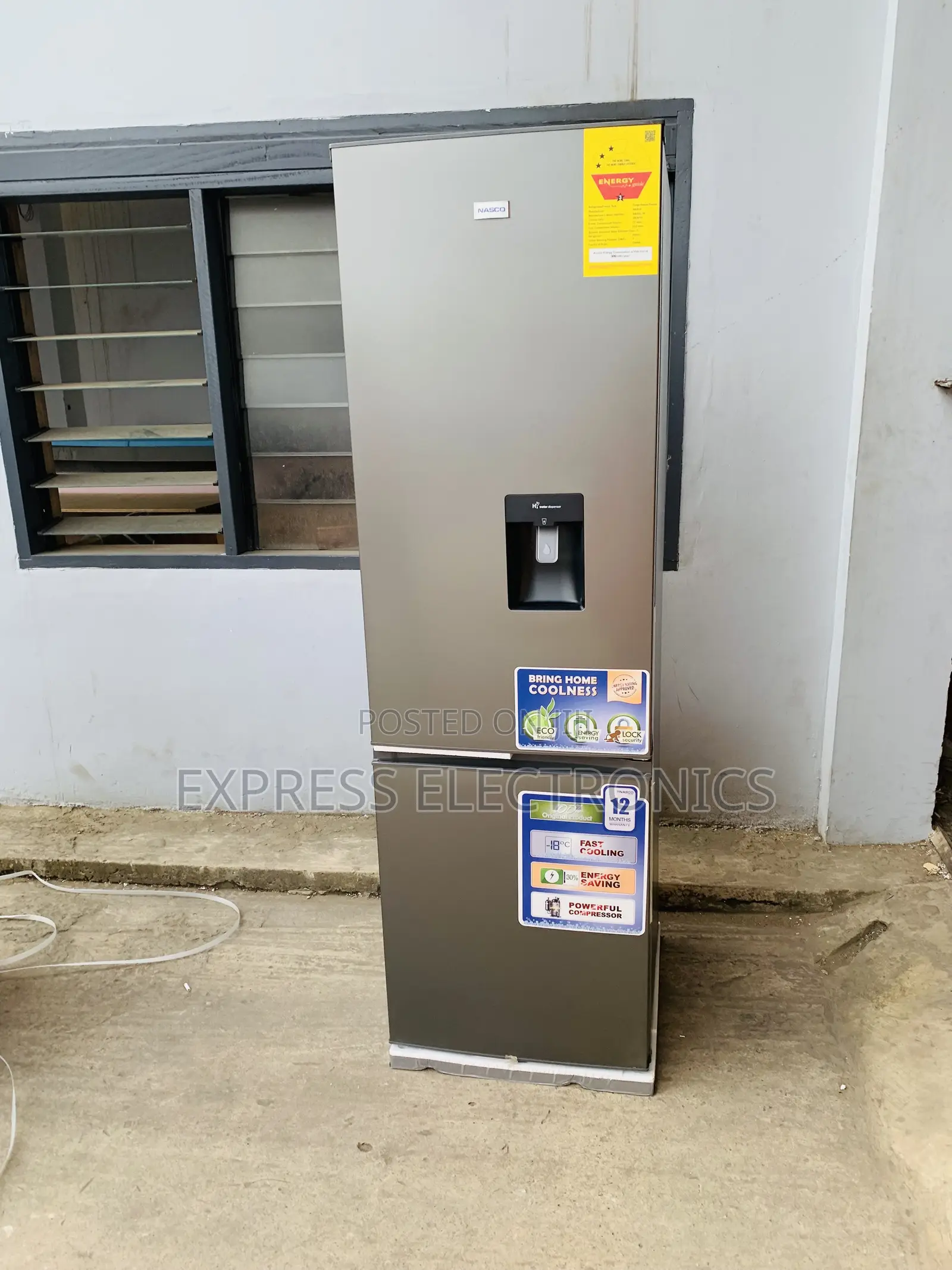 Ultra Modern Sleek Fridge Double Door With Dispenser Nasco NASD2-36?
