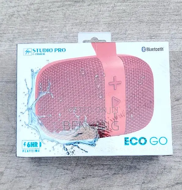 Original Fisher Eco Go Speaker With FM Radio