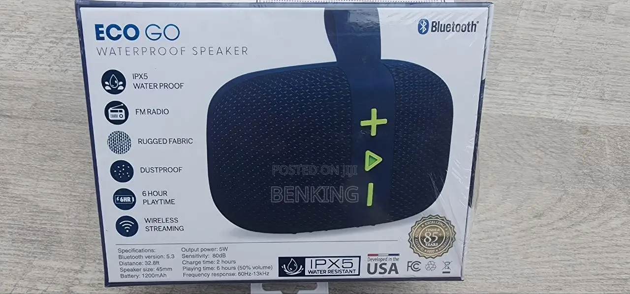 Original Fisher Eco Go Speaker With FM Radio