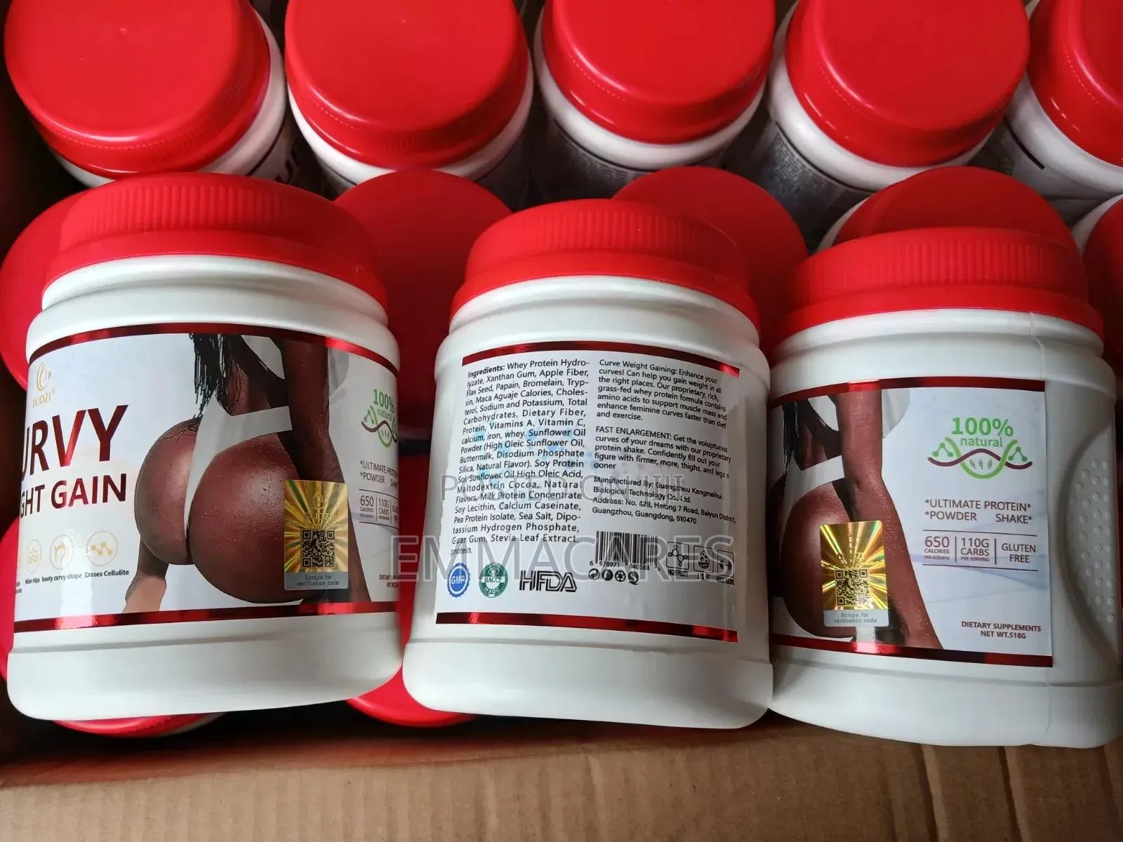 Duozi Curvy Weight Gainer Small Size for 150ghc, Big Size for 250ghc