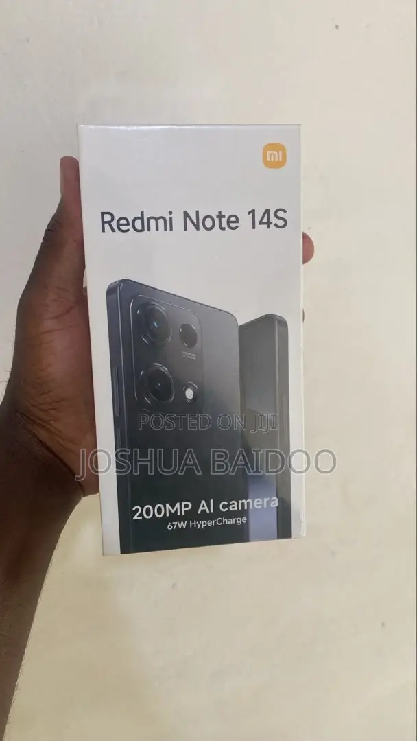 New Xiaomi Redmi Note 14S 256 GB Black