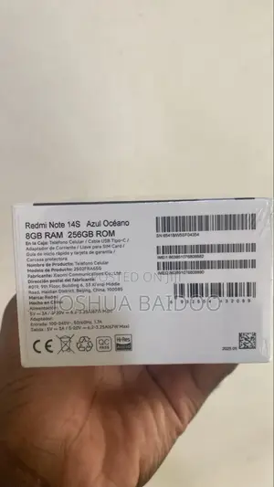 New Xiaomi Redmi Note 14S 256 GB Black