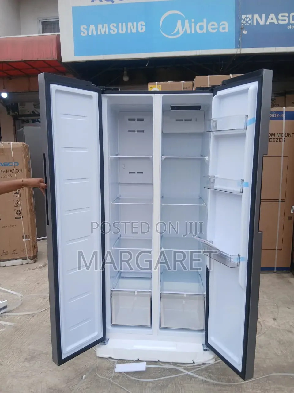 Nasco 400 Litters Side by Side Refrigerator