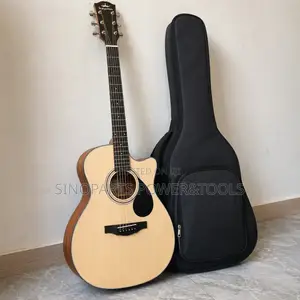 Kepma Full Size Acoustic Guitar Cutaway With Padded Gig Bag