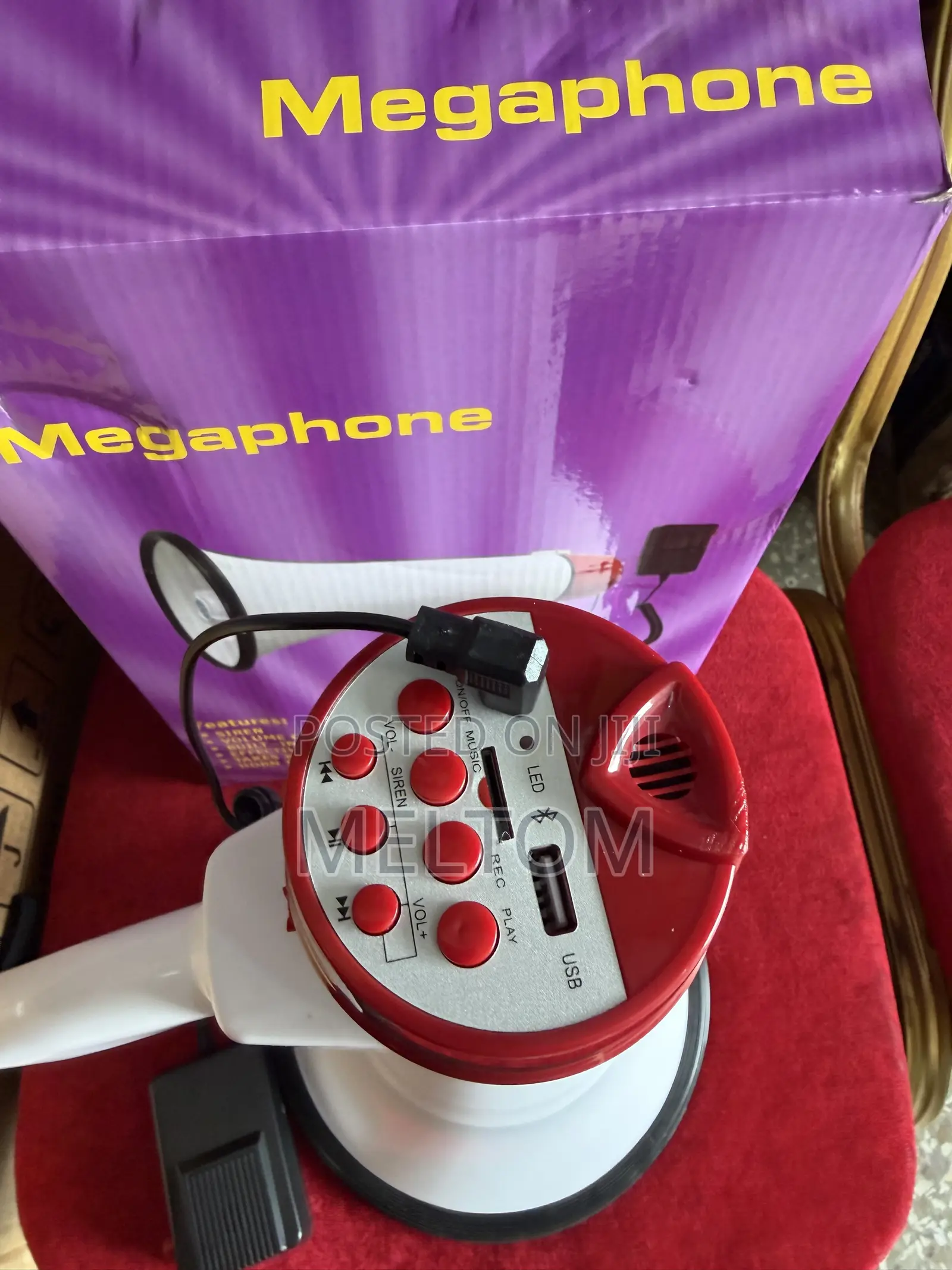 Megaphone With Detachable Microphone