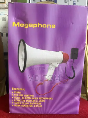 Megaphone With Detachable Microphone