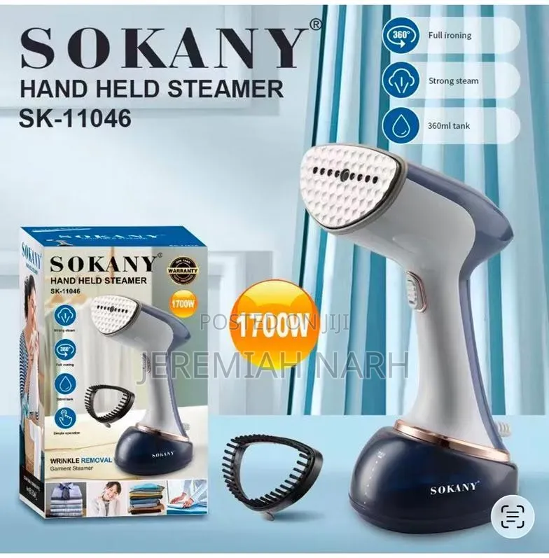 1700W Sokany Held Auto Off Steam Iron, Realiable for All Garment
