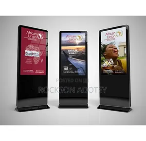 Interactive Digital Android Totem Screens Standing Kiosks for Rent