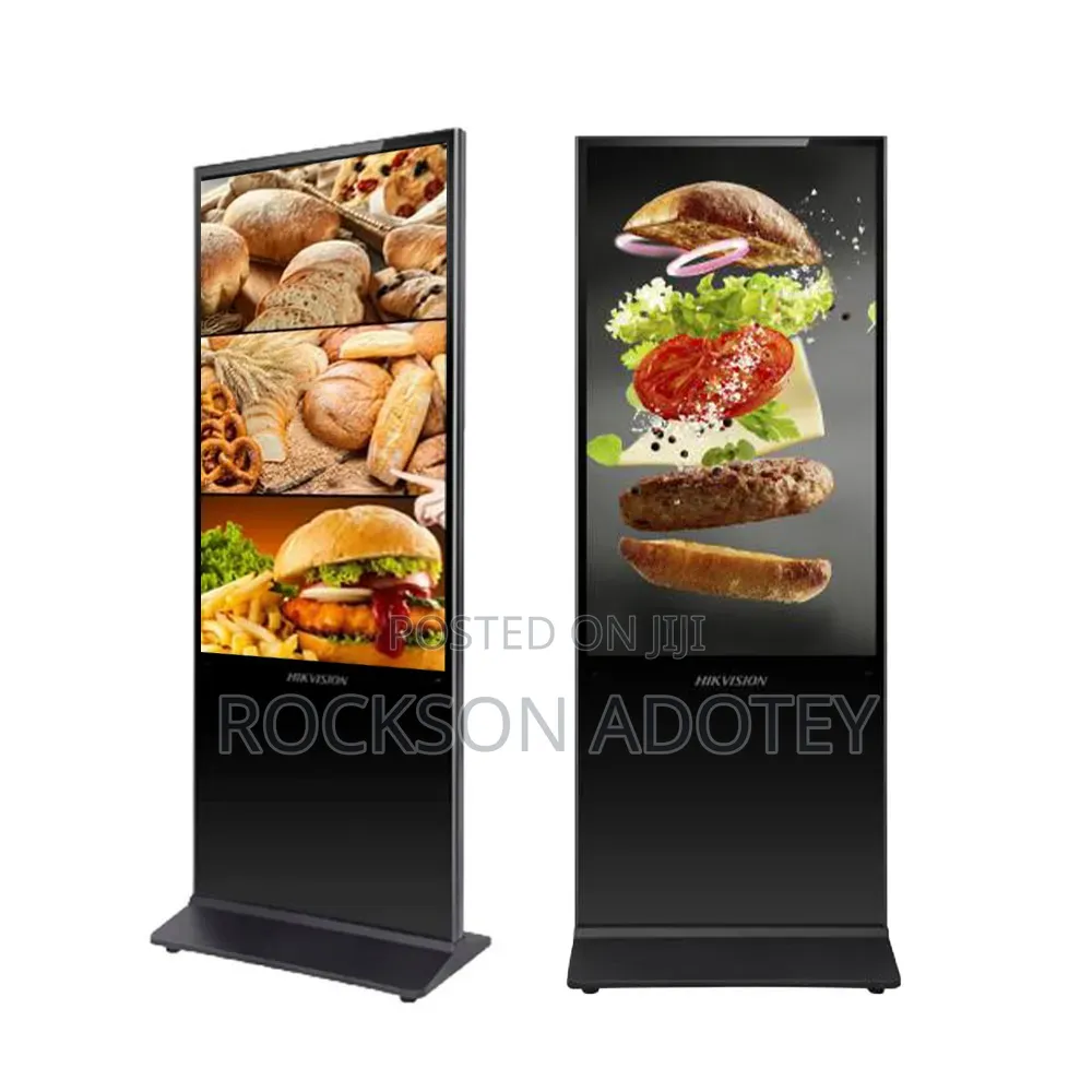 Interactive Digital Android Totem Screens Standing Kiosks for Rent