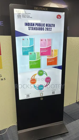 Interactive Digital Android Totem Screens Standing Kiosks for Rent
