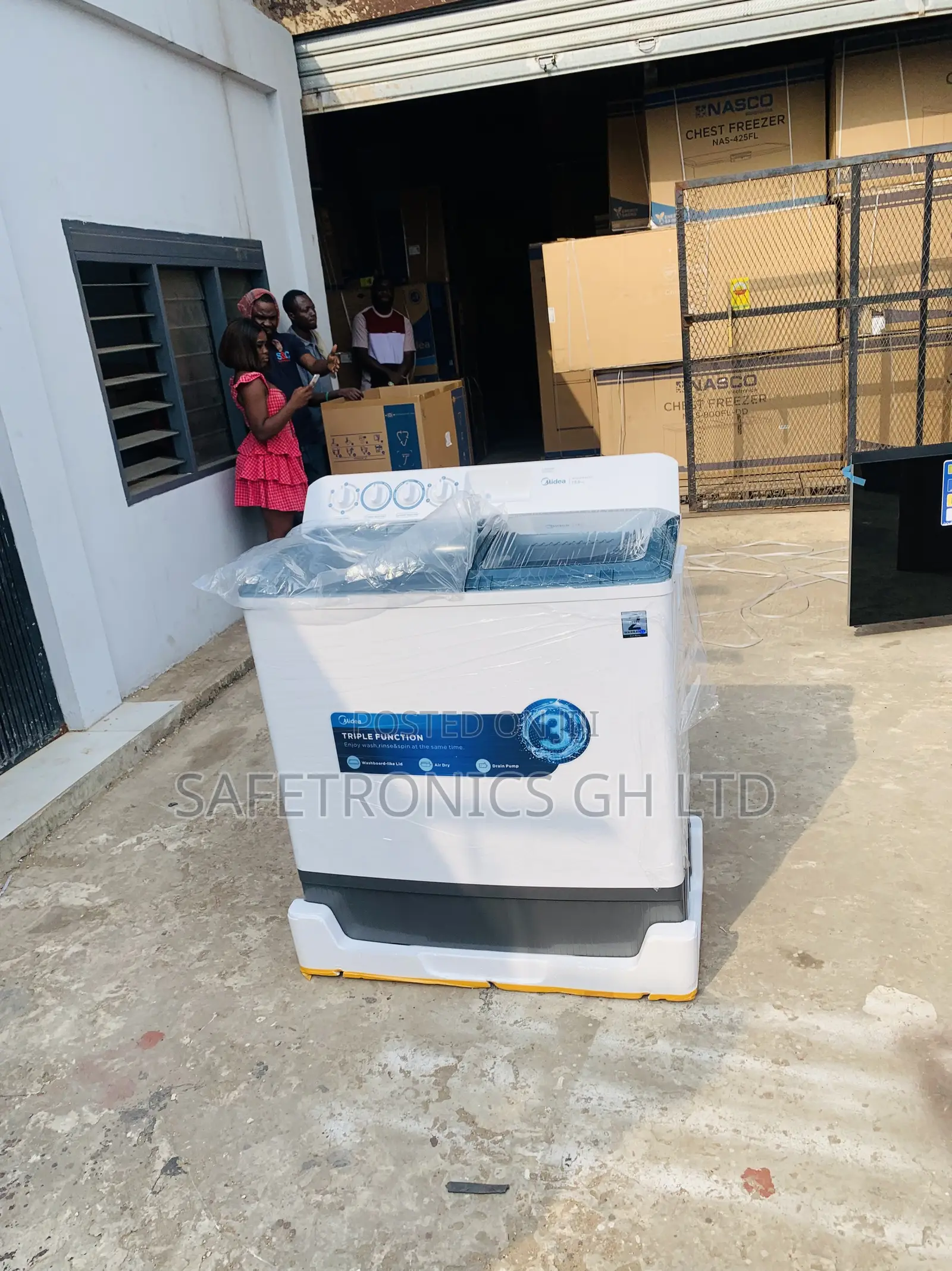 Zealous Midea 18kg Twin Tub Washing Machine Mt100w180/Wg-7