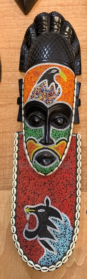 Wooden Mask for Wall Hanging