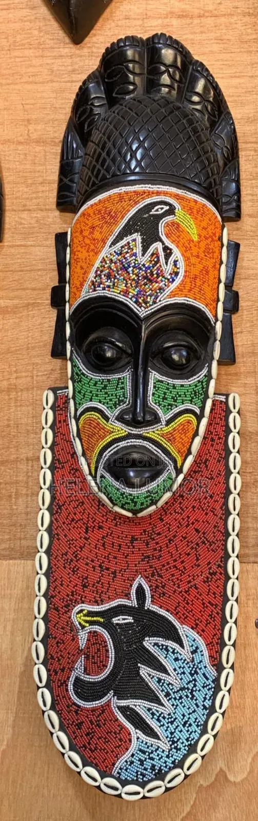 Wooden Mask for Wall Hanging