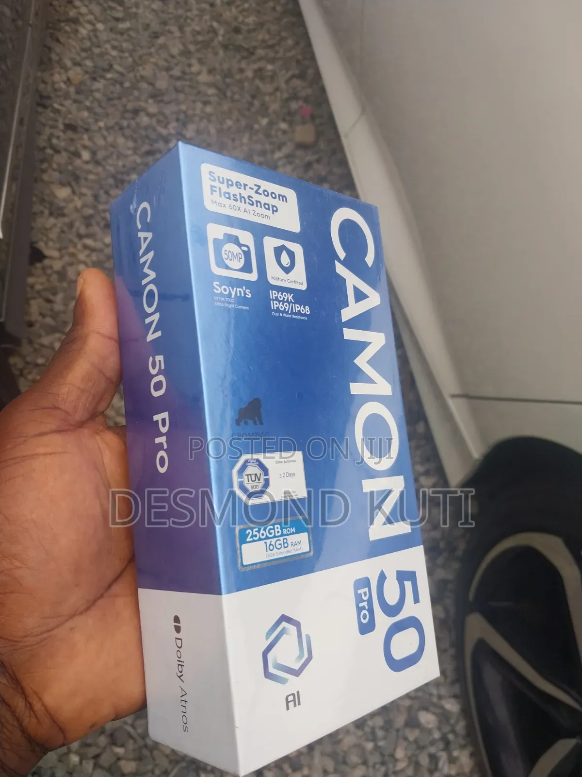 New Tecno Camon 50 Pro 256 GB Silver