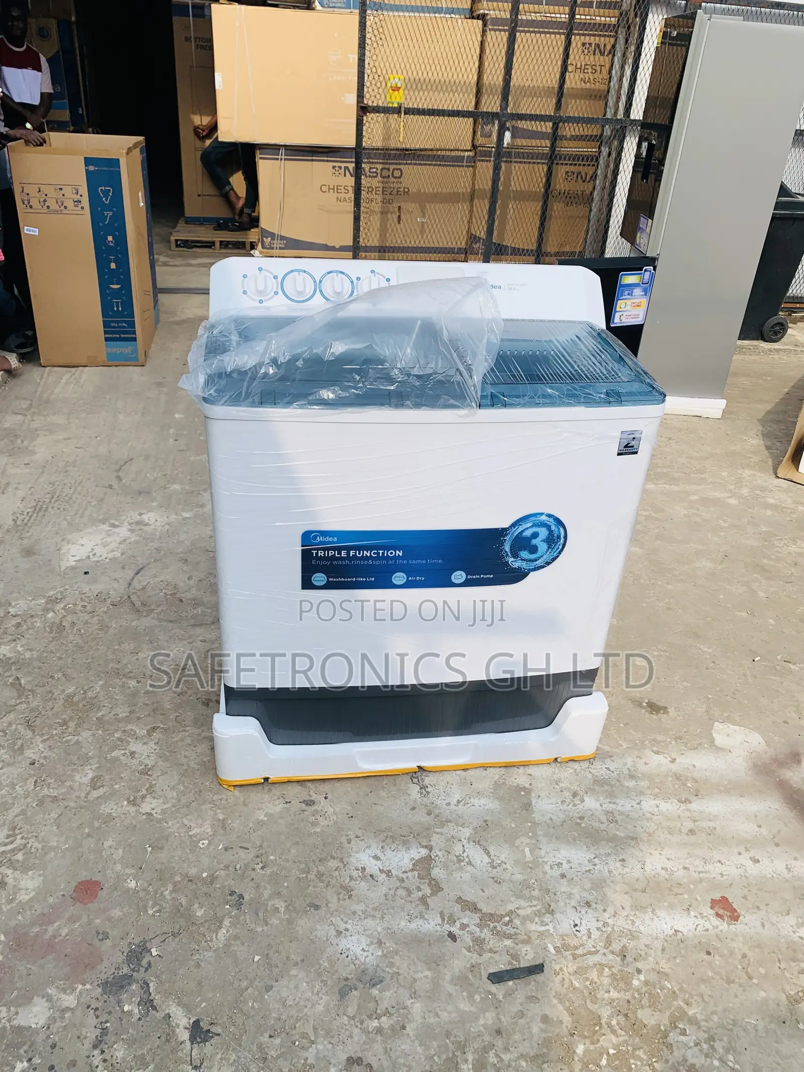 Kindly Shop Midea 18kg Twin Tub Washing Machine Mt100w180/Wg-7