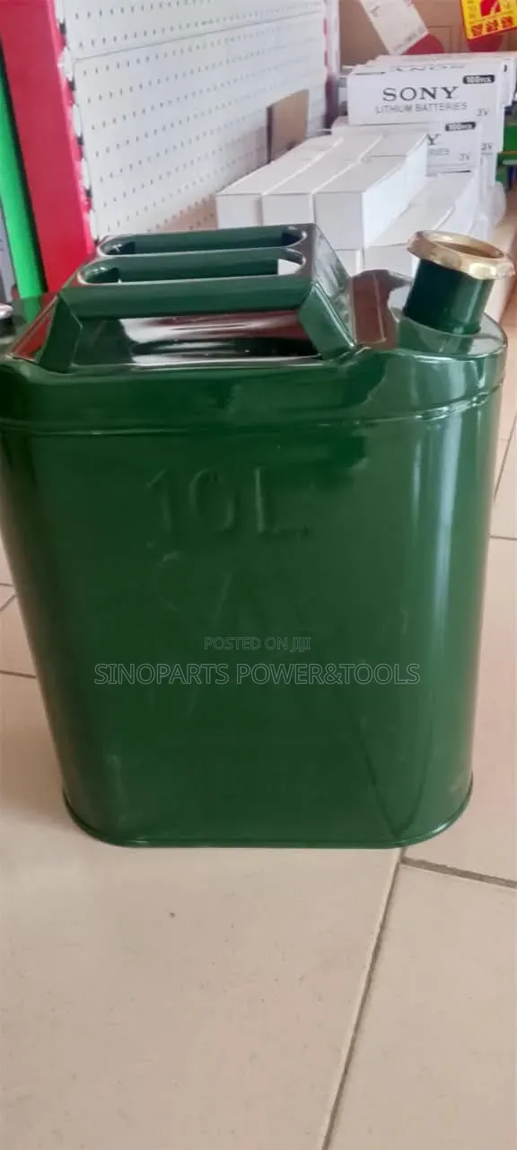 10L Metal Jerry Can for Petrol Diesel and Oil
