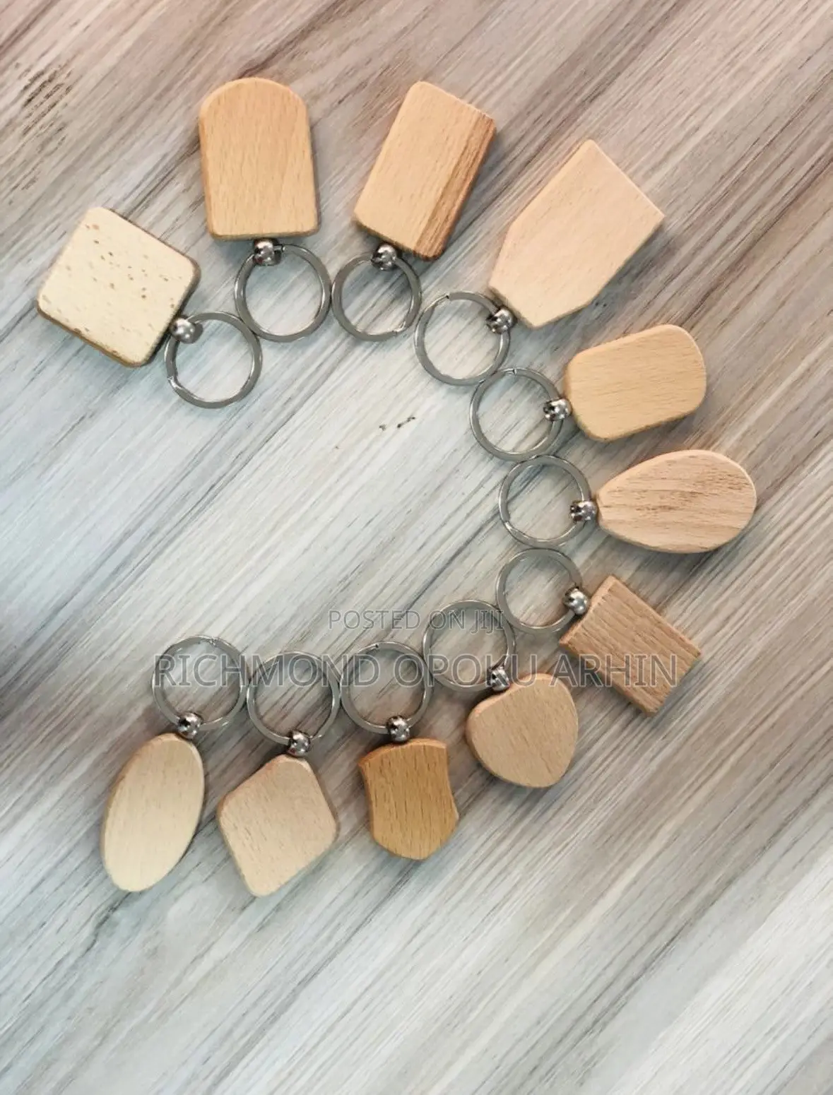 Wooden Key Rings