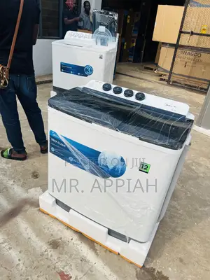 Check Out Midea 12kg Spin Dry Washing Machine(Transparent Lid)White.