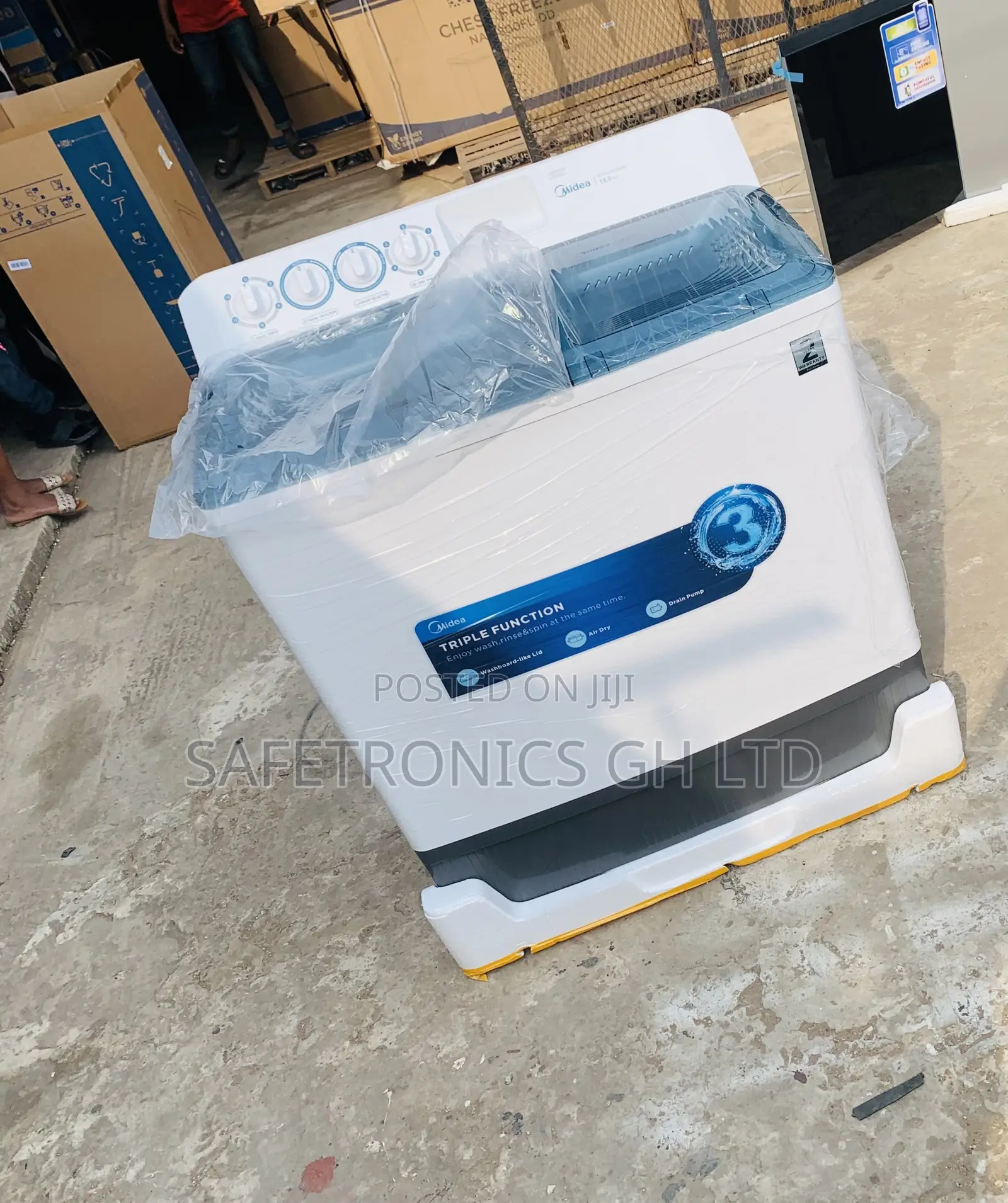 Choose Midea 7 KG Twin Tub Semi Automatic Washing Machine