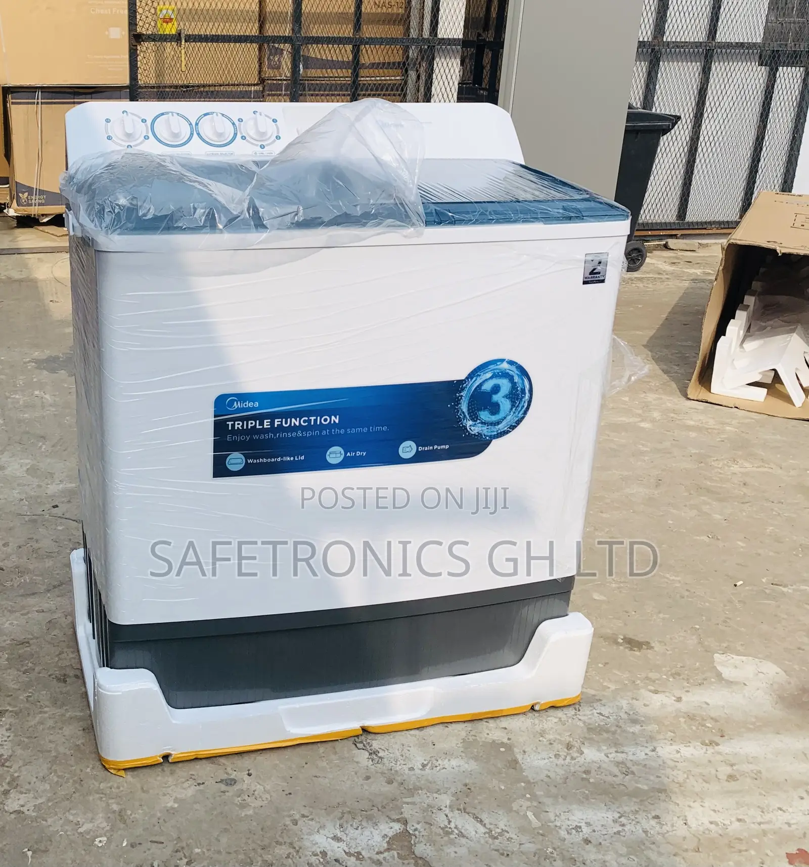 Newly Bulky Midea 7 KG Twin Tub Semi Automatic Washing Machine