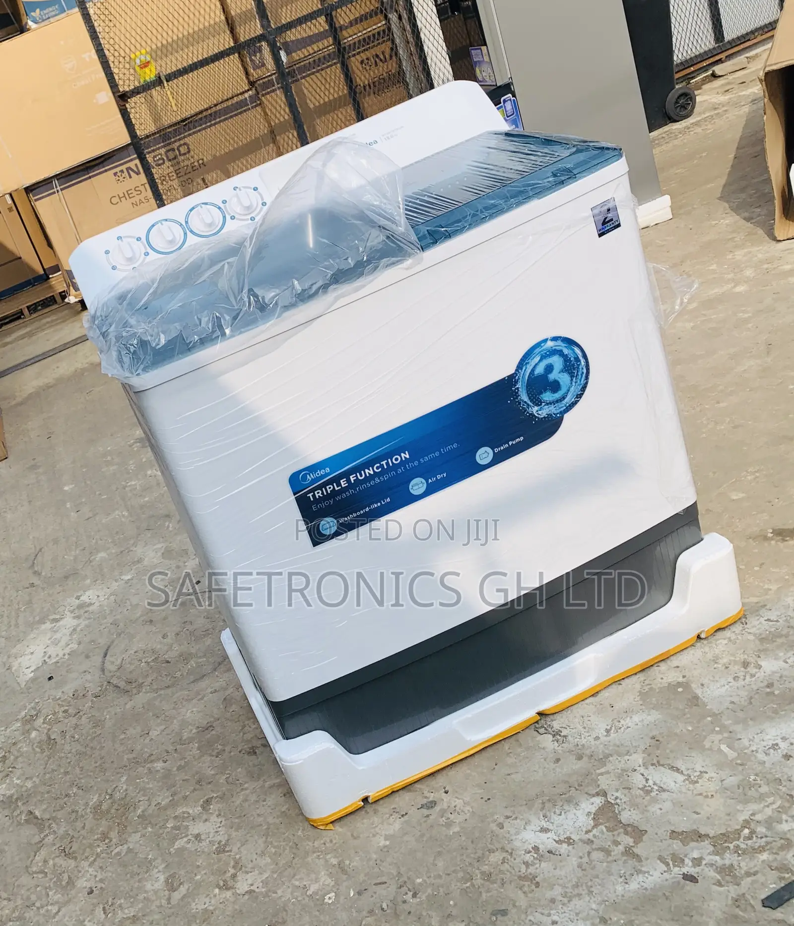 Newly Bulky Midea 7 KG Twin Tub Semi Automatic Washing Machine