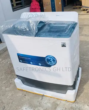 Recommend White Midea 7 KG Twin Tub Semi Automatic Washing Machine