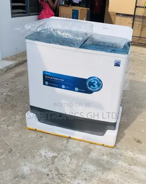 Recommend White Midea 7 KG Twin Tub Semi Automatic Washing Machine