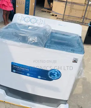 Try Original Midea 7 KG Twin Tub Semi Automatic Washing Machine