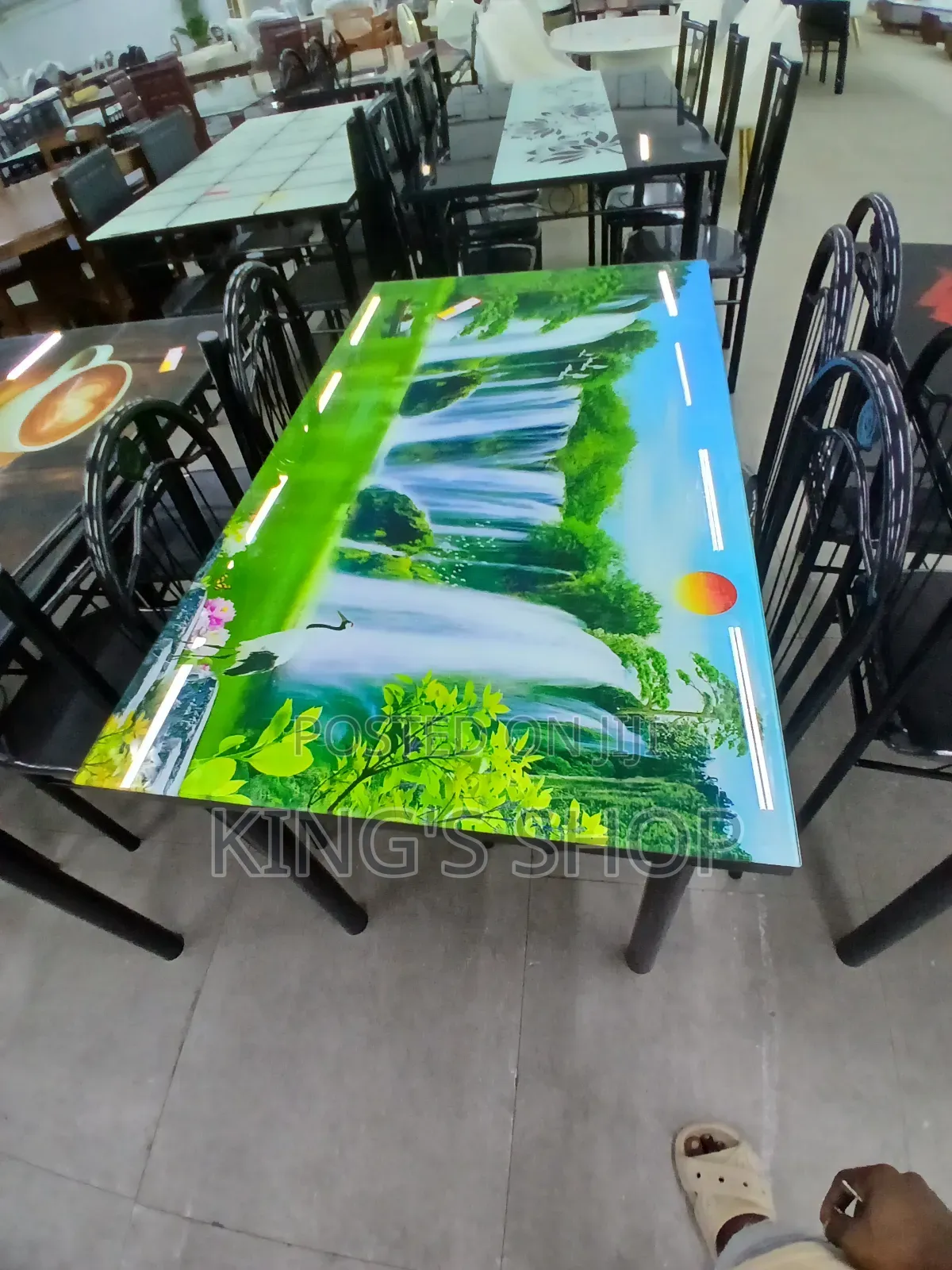 A Glass Dining Set