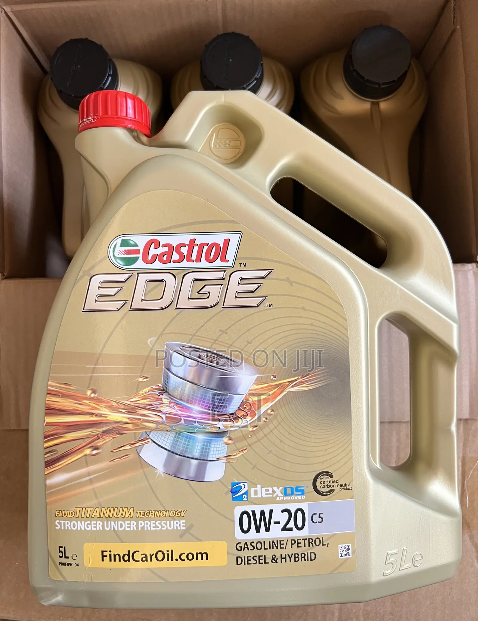 CASTROL EDGE C5 0w-20 Advanced Full Synthetic Motor Oil 5 Litres