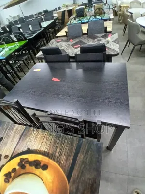 Wooden 4 Chairs Dining Set