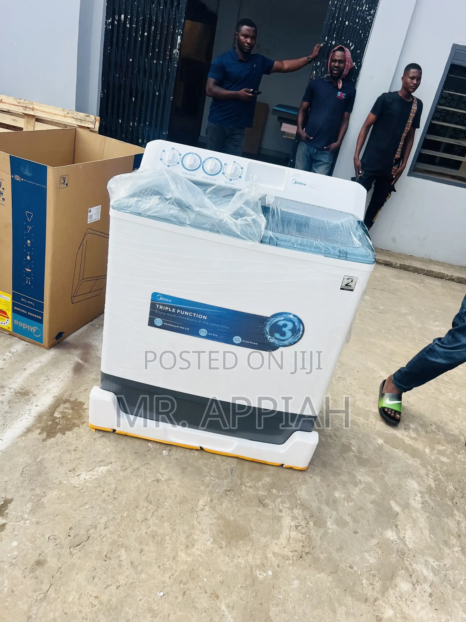 High Efficient Midea 18kg Twin Tub Washing Machine(Semi-Auto)