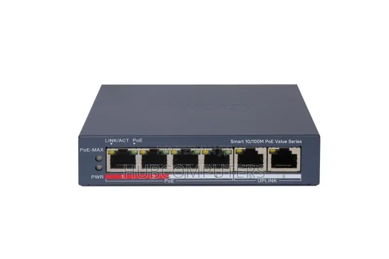 Hikvision DS-3E1106P-EI/M 4 Port PoE Smart Managed Switch