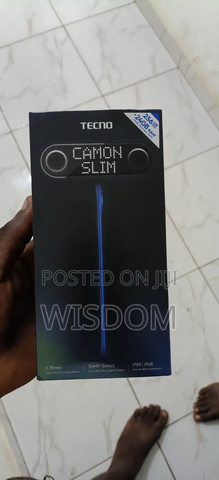 New Tecno Camon Slim 256 GB Blue