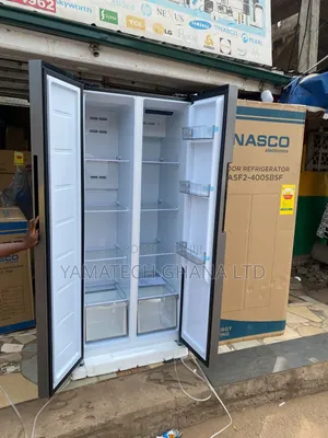 Nasco 400 Litre Side by Side Refrigerator Inbuilt Digital Display