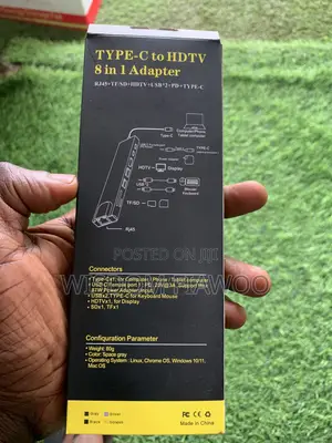 Multifunctional Type C Adapter (8in1)
