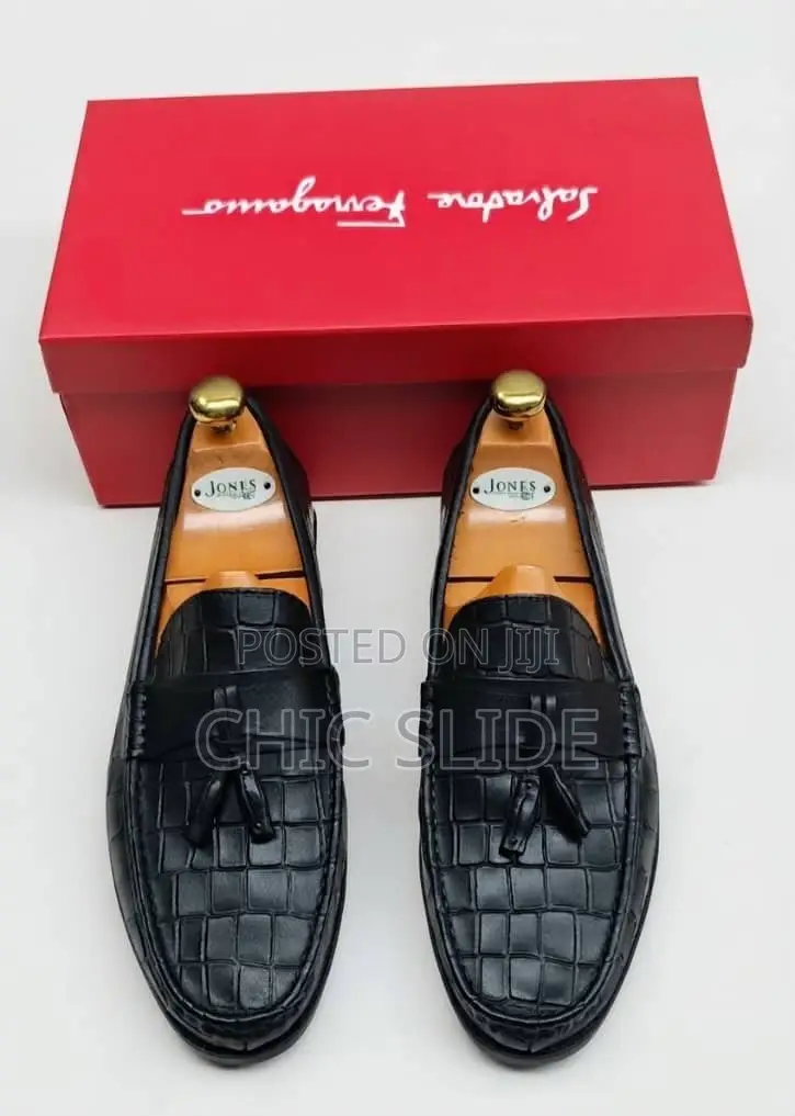 Men’s Croc Tassel Loafers
