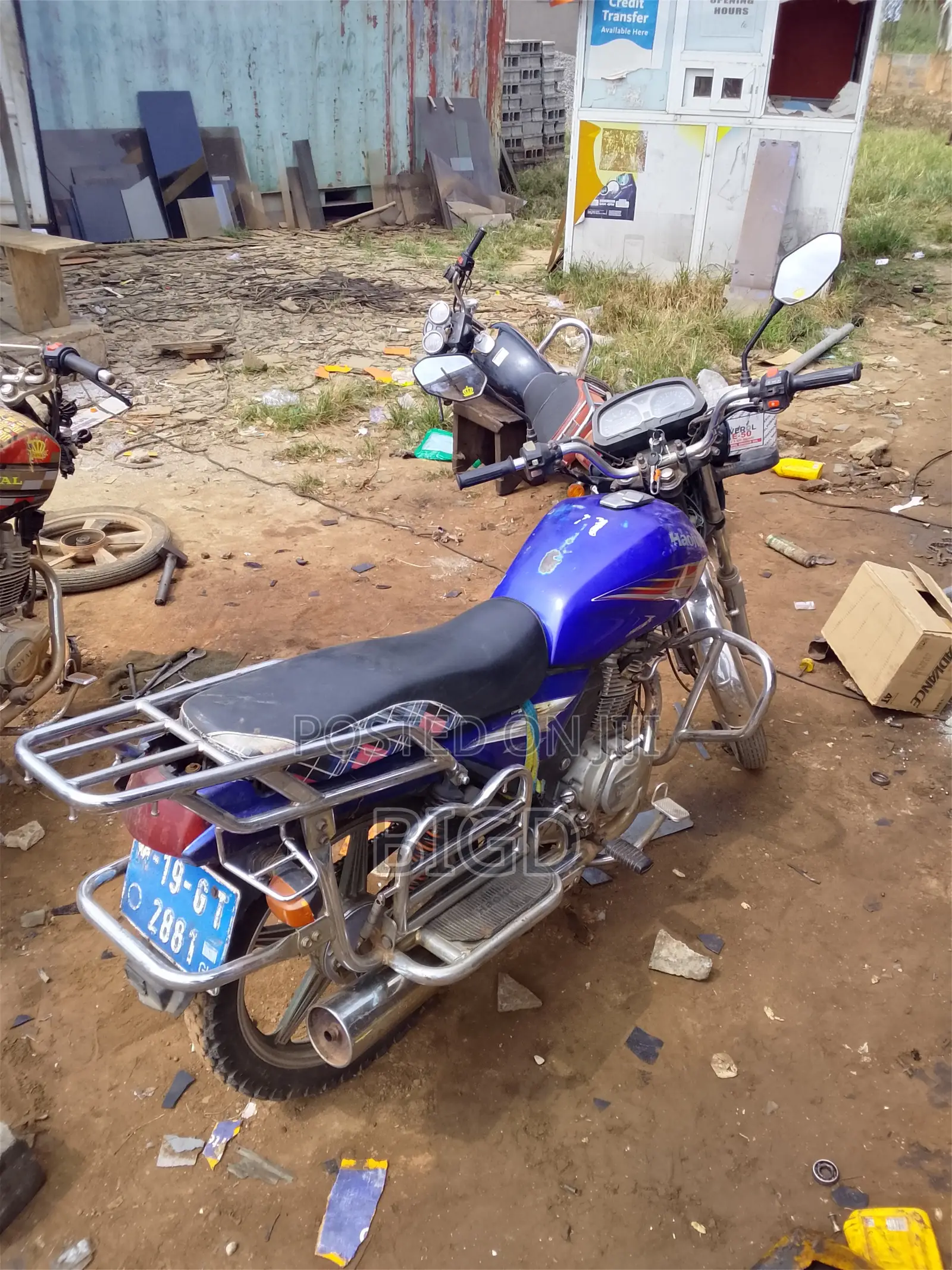 Haojue EG125N 2019 Blue