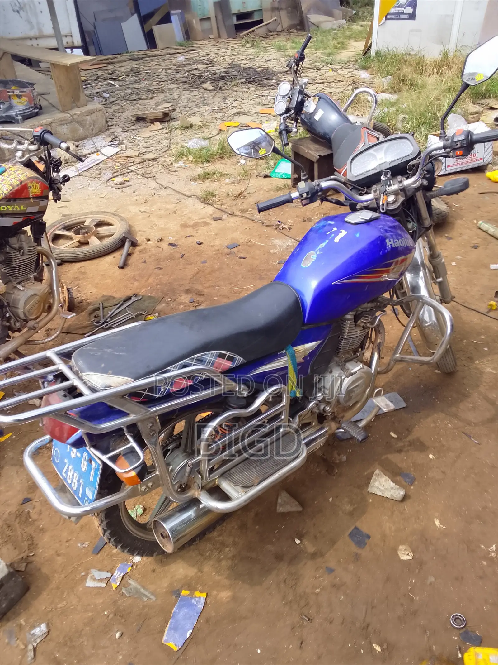 Haojue EG125N 2019 Blue