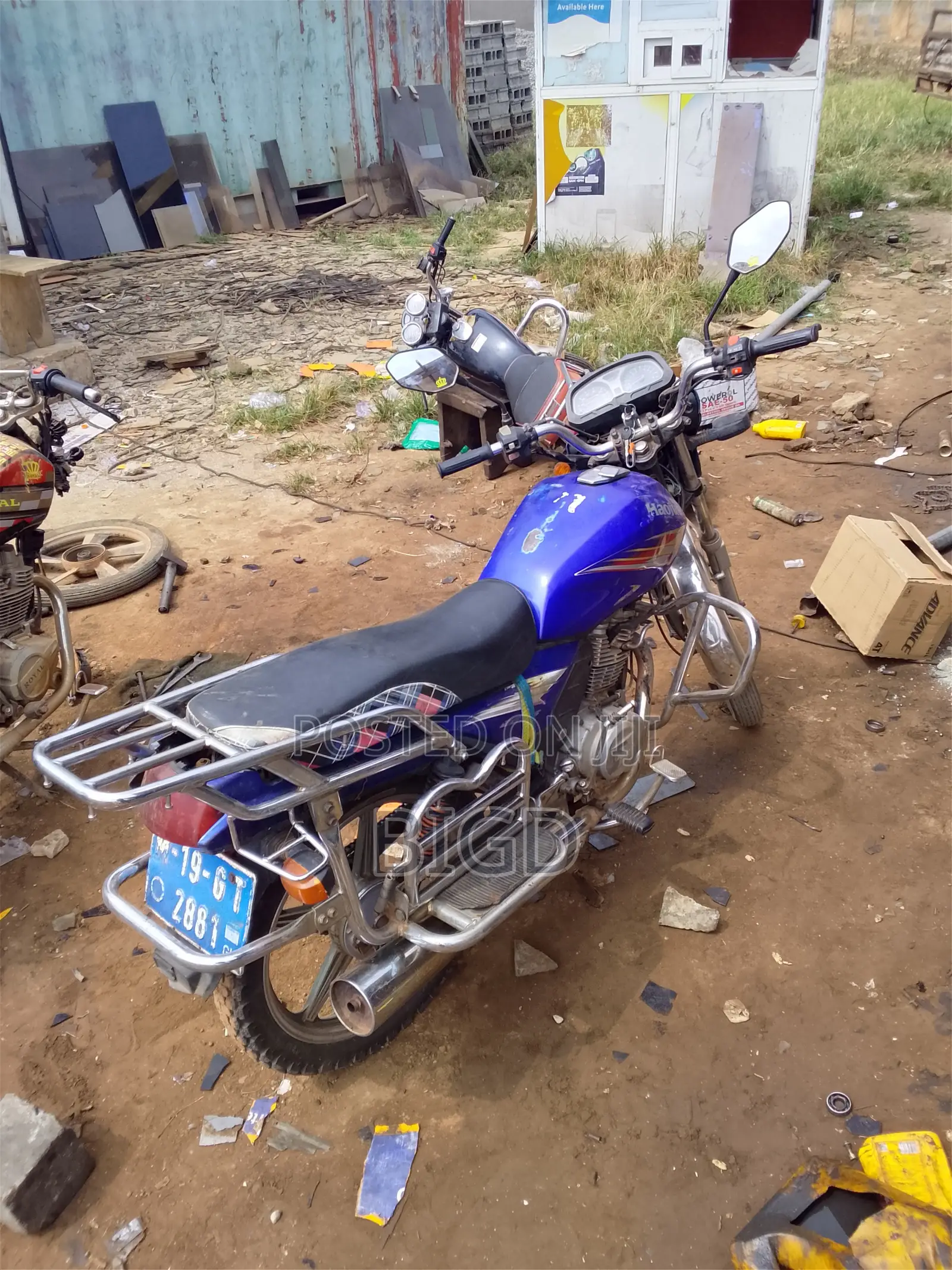 Haojue EG125N 2019 Blue