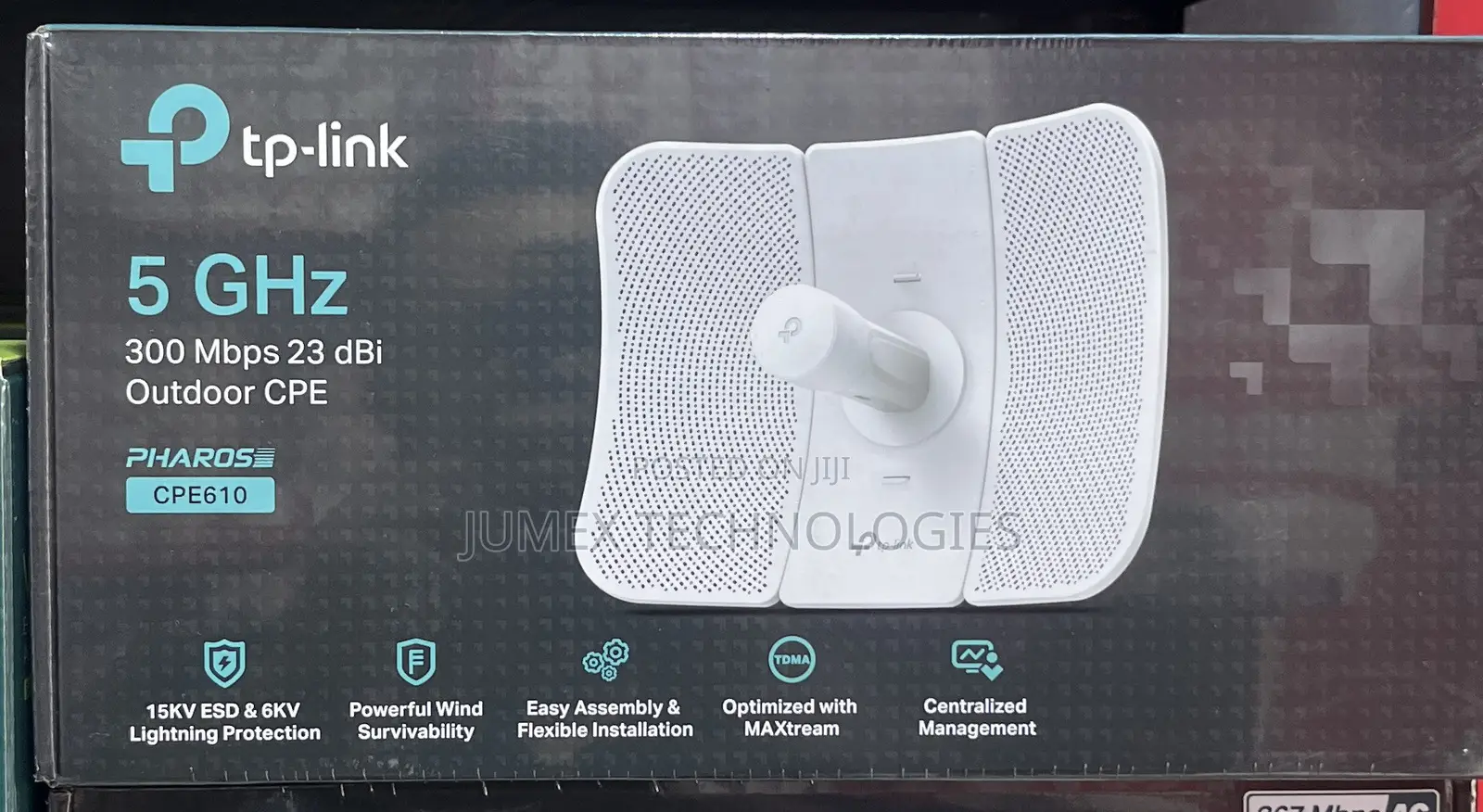 TP-Link Cpe610 5ghz Access Point 300 MBPS 23 Dbi Outdoor Cpe