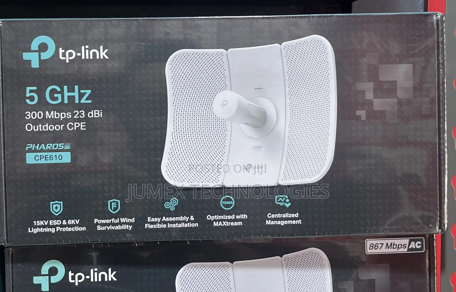 TP-Link Cpe610 5ghz Access Point 300 MBPS 23 Dbi Outdoor Cpe