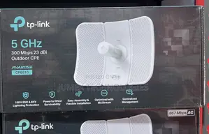 TP-Link Cpe610 5ghz Access Point 300 MBPS 23 Dbi Outdoor Cpe