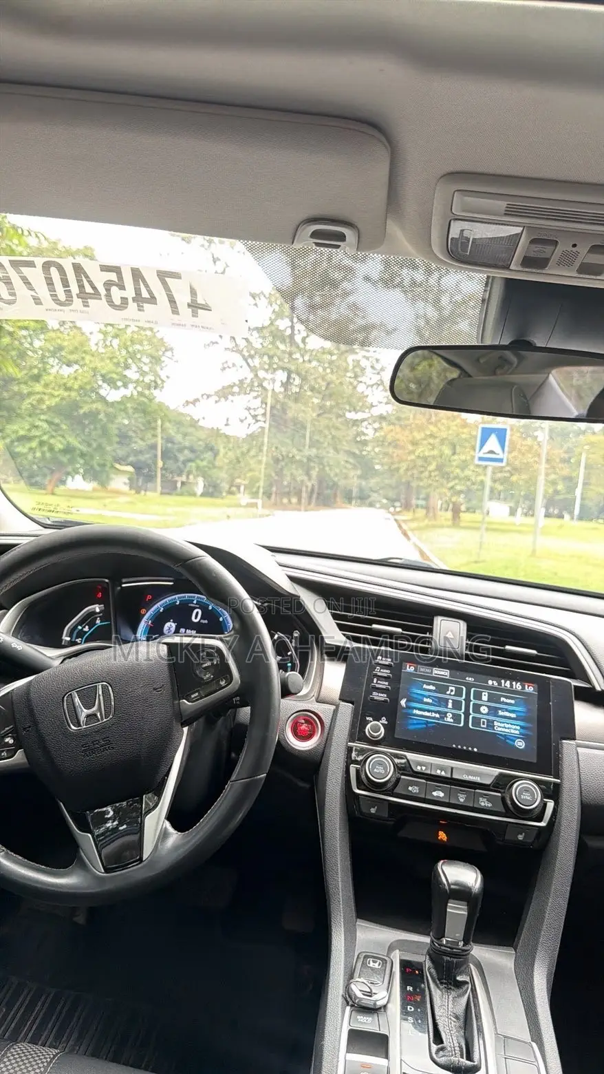 Honda Civic EX 2021 Gray