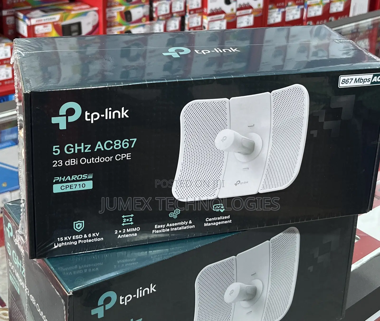 TP-Link CPE710 ACCESS POINT 5 GHz AC867 23 dBi Outdoor CPE PHAROSE