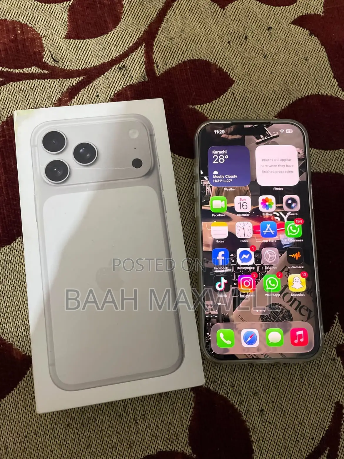 New Apple iPhone 17 Pro Max 512 GB White